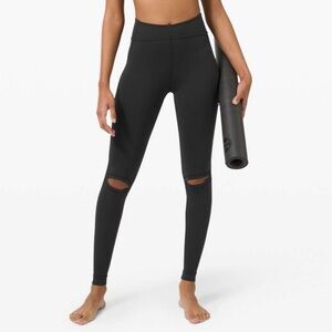 Lululemon Force Within Open-Knee Leggings